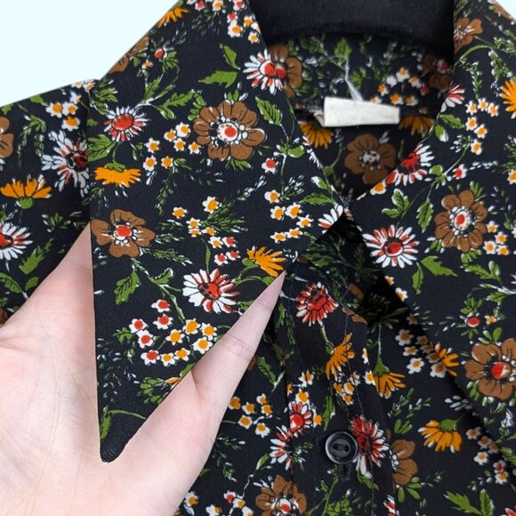 🍁V. Elite Floral Button Down Shirt - Picture 4 of 7